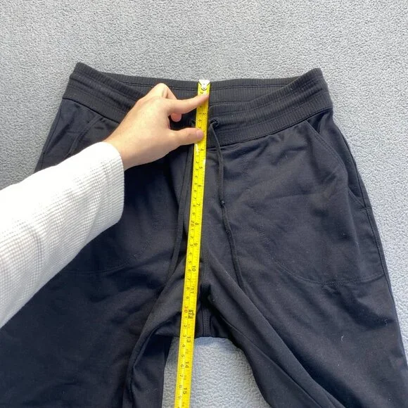 Athleta Jogger Pants Womens Size XS Black, Athletic Gym Workout,Drawstring - Picture 6 of 8